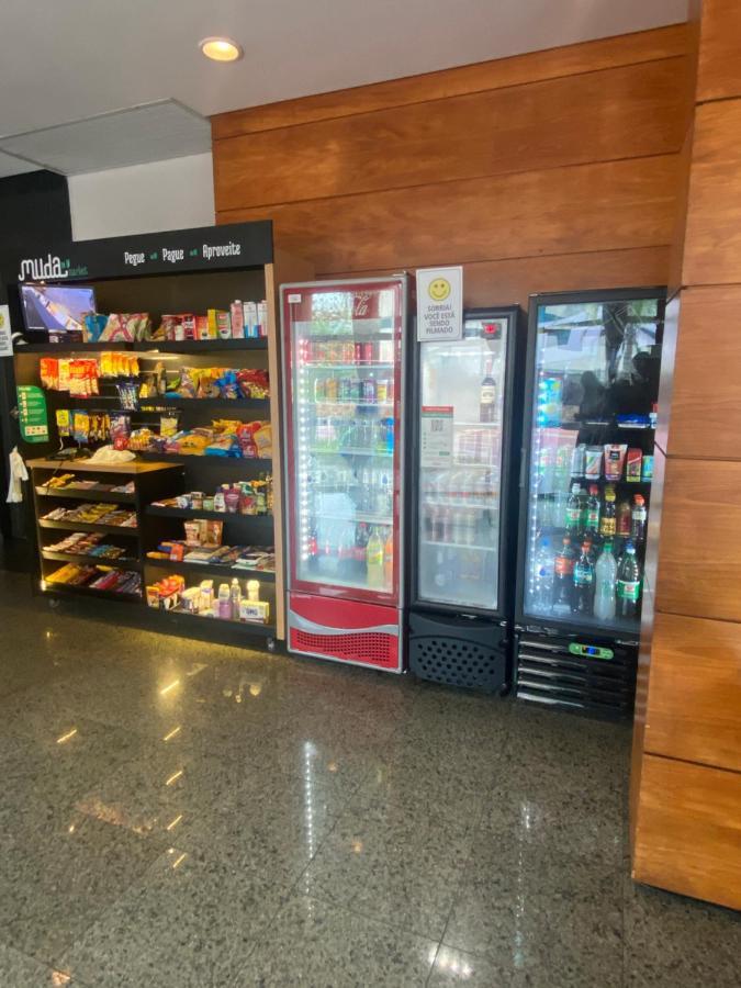 Flat Com Vista Panoramica -15- Na Barra Da Tijuca - Estacionamento Gratuito - Frigobar - Ar Condicionado - Piscina - Academia - Balsa Para Praia Gratis - Varanda - Vista Parcial Mar E Lagoa ริโอเดจาเนโร ภายนอก รูปภาพ
