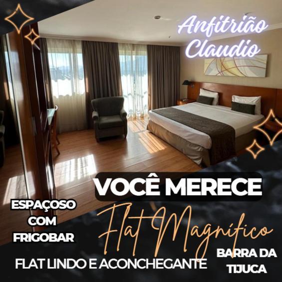 Flat Com Vista Panoramica -15- Na Barra Da Tijuca - Estacionamento Gratuito - Frigobar - Ar Condicionado - Piscina - Academia - Balsa Para Praia Gratis - Varanda - Vista Parcial Mar E Lagoa ริโอเดจาเนโร ภายนอก รูปภาพ